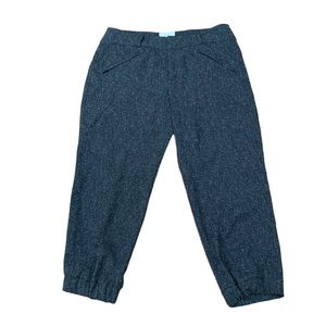 Anthropologie Elevenses Dark Grey Jogger Trouser Pants